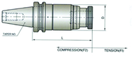 NO.1 BT50 TENS/COMP TAP HOLDER - Eagle Tool & Supply