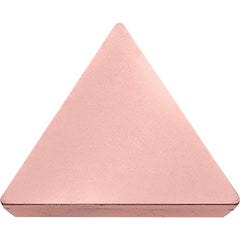 TPMN110304 CA310 Carbide Turning Insert TiCl2O3/Ti Finish, Neutral, 1/4″ Inscribed Circle, 0.0157″ Corner Radius, 0.1252″ Thick, 60° Triangle, Series CA3