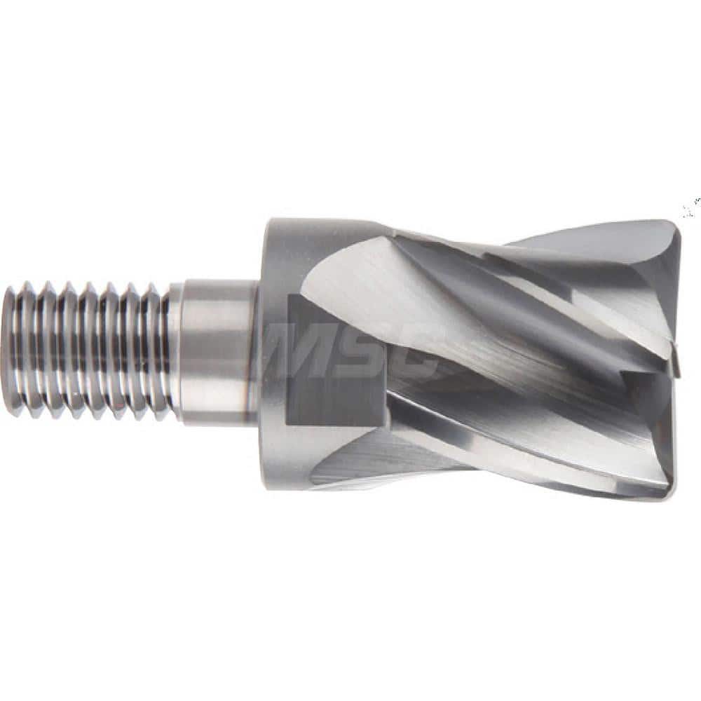 YG-1 - Corner Radius & Corner Chamfer End Mill Heads; Mill Diameter (Inch): 3/8 ; Mill Diameter (Decimal Inch): 0.3750 ; End Type: Corner Radius ; Corner Radius (Decimal Inch): 0.0400 ; Number of Flutes: 4 ; Material: Carbide - Exact Industrial Supply