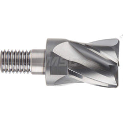 YG-1 - Corner Radius & Corner Chamfer End Mill Heads; Mill Diameter (Inch): 5/8 ; Mill Diameter (Decimal Inch): 0.6250 ; End Type: Corner Radius ; Corner Radius (Decimal Inch): 0.0200 ; Number of Flutes: 4 ; Material: Carbide - Exact Industrial Supply