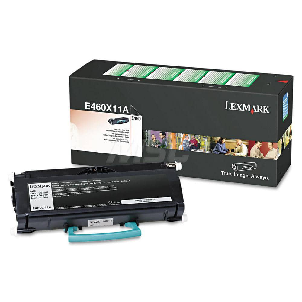 Lexmark - Office Machine Supplies & Accessories; Office Machine/Equipment Accessory Type: Toner Cartridge ; For Use With: Lexmark E460dn; E460dw ; Color: Black - Exact Industrial Supply