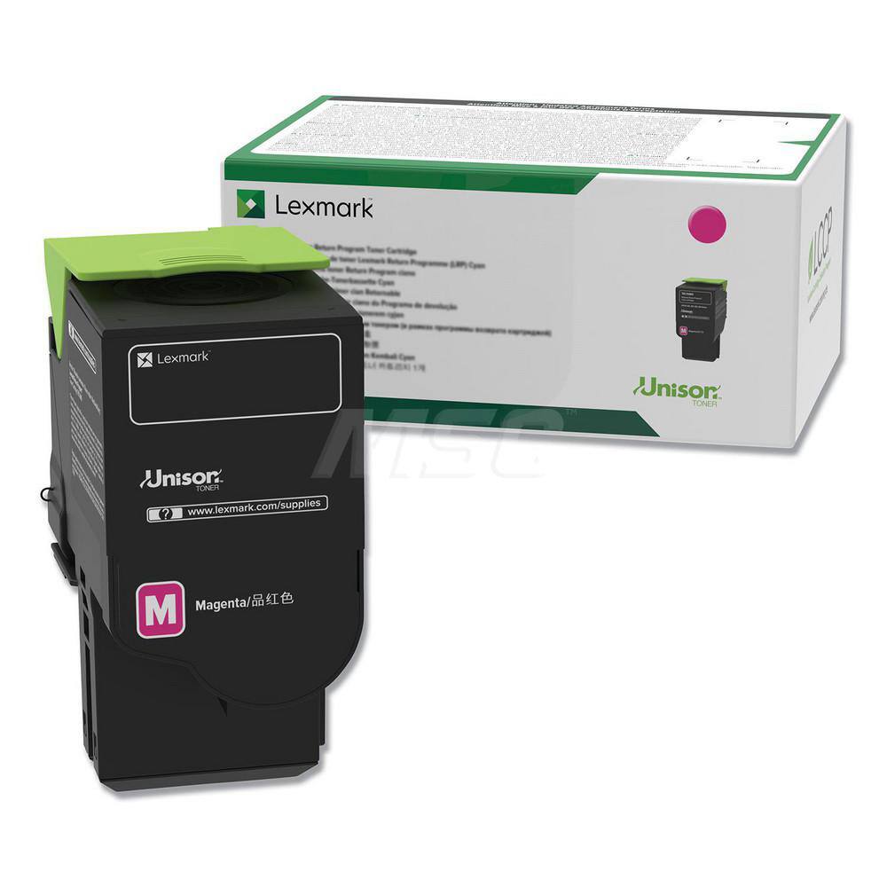 Lexmark - Office Machine Supplies & Accessories; Office Machine/Equipment Accessory Type: Toner Cartridge ; For Use With: Lexmark C3224dw; C3326dw; MC3224adwe; MC3224dwe; MC3326adwe ; Color: Magenta - Exact Industrial Supply