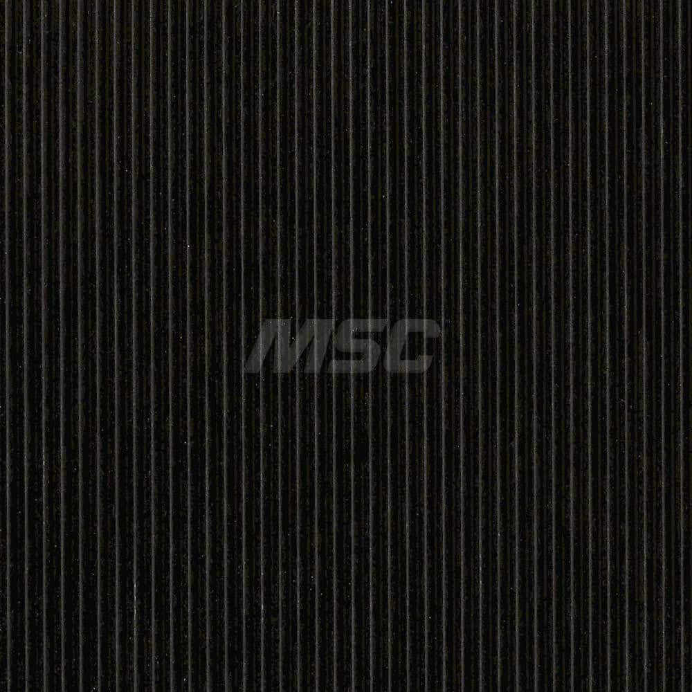 M + A Matting - Switchboard Matting; Specification Type: ANSI/ASTM Type II Class 2 ; Thickness (Inch): 1/4 ; Width (Feet): 3.00 ; Length (Feet): 75.000 ; Surface Pattern: Corrugated ; Color: Black - Exact Industrial Supply