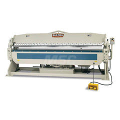 Press Brakes; Bending Length (Inch): 120; Machine Type: Bender; Press Brake Style: Box & Pan; Maximum Mild Steel Capacity (Gauge): 10; Maximum Stainless Steel Capacity (Gauge): 12; Number of Fingers: 26; Finger Width (Inch): 3; 4; 5; 6; Maximum Depth of B