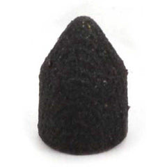 Superior Abrasives - Cones & Plugs; Maximum Diameter (Inch): 3/8 ; Abrasive Material: Aluminum Oxide ; Grit: 280 ; Wheel Type Number Code: 17 ; Arbor Hole Thread Size: 5/8 ; Shape: Cone - Exact Industrial Supply