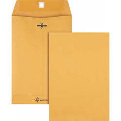 Quality Park - Mailers, Sheets & Envelopes; Type: Clasp Envelope ; Style: Clasp w/Gummed Flap ; Width (Inch): 9-1/2 ; Length (Inch): 6.5 ; Box Quantity: 100 ; Size: 6.5 x 9.5 - Exact Industrial Supply