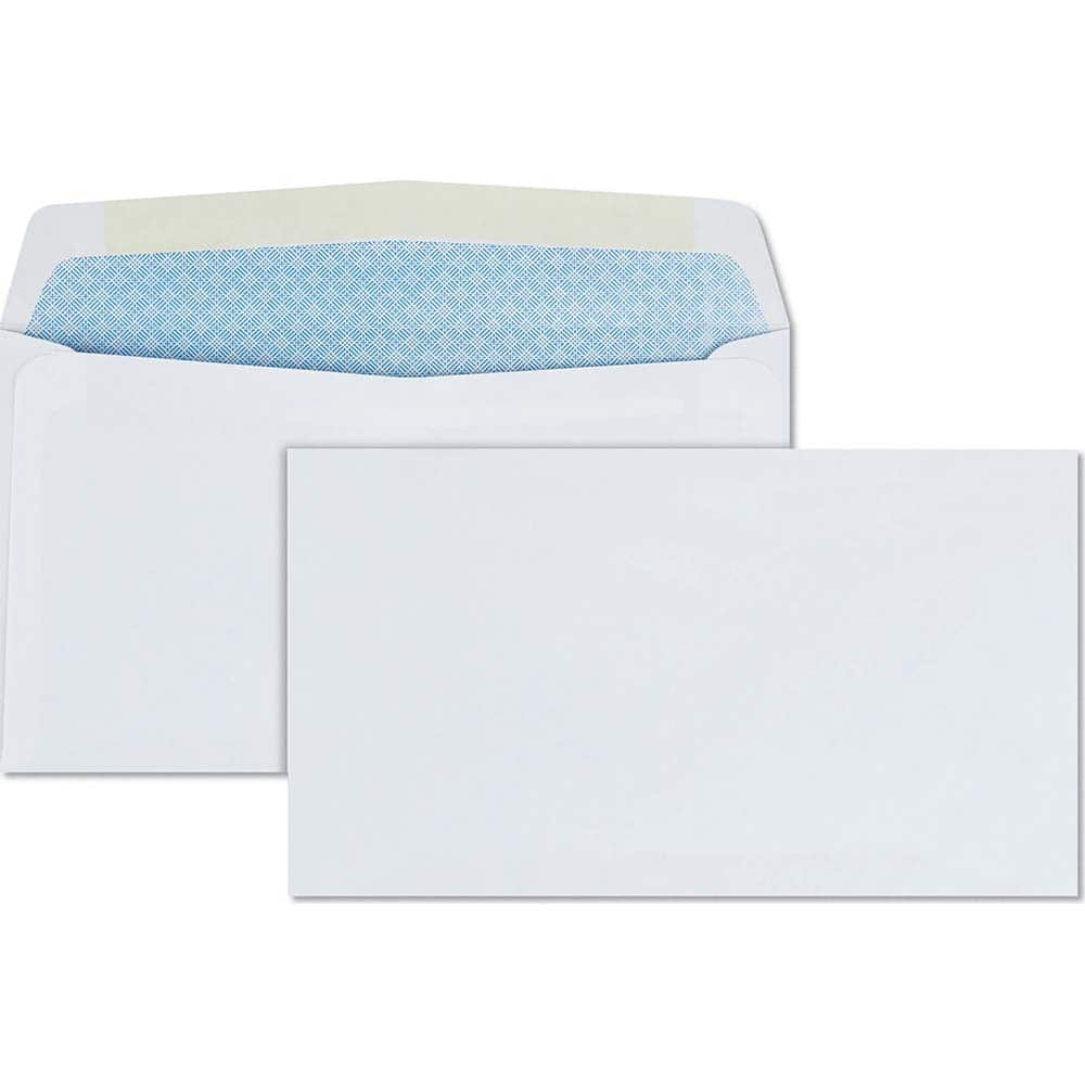 Quality Park - Mailers, Sheets & Envelopes; Type: Business Envelope ; Style: Gummed Flap ; Width (Inch): 6-1/2 ; Length (Inch): 3-5/8 ; Box Quantity: 500 ; Size: 3.63 x 6.5