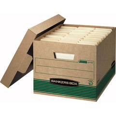 BANKERS BOX - Compartment Storage Boxes & Bins; Type: Storage Box ; Number of Compartments: 1.000 ; Overall Width: 12 ; Overall Depth: 16-1/4 (Inch); Overall Height (Inch): 10-1/2 ; Color: Kraft - Exact Industrial Supply