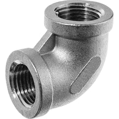 Pipe Fitting: 3/8 x 3/8″ Fitting, 304 Stainless Steel 150 psi