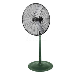 Desk & Table Fans; Fan Diameter: 24; Number Of Blades: 3; Voltage: 120; Number of Speeds: 3; Number Of Speeds: 3; Minimum Rpm: 990.00; Maximum Rpm: 1105; Phase: Single; Horsepower: 1/6; Amperage: 2; Sound Level: 70; Oscillation: Oscillating; Color: Black;