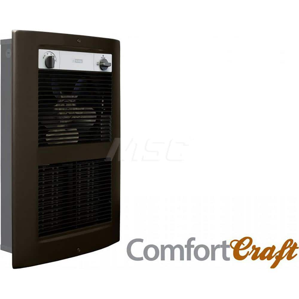 Electric Forced Air Heaters; Heater Type: Wall; Maximum BTU Rating: 15354; Voltage: 240V; Phase: 1; Wattage: 4500; Overall Length (Decimal Inch): 21.8100; Overall Width (Inch): 15; Overall Width (Decimal Inch - 4 Decimals): 15.0000; Overall Height (Decima