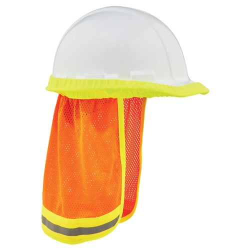 8005 Orange Hi-Vis Mesh Neck Shade W/ Reflective - Eagle Tool & Supply