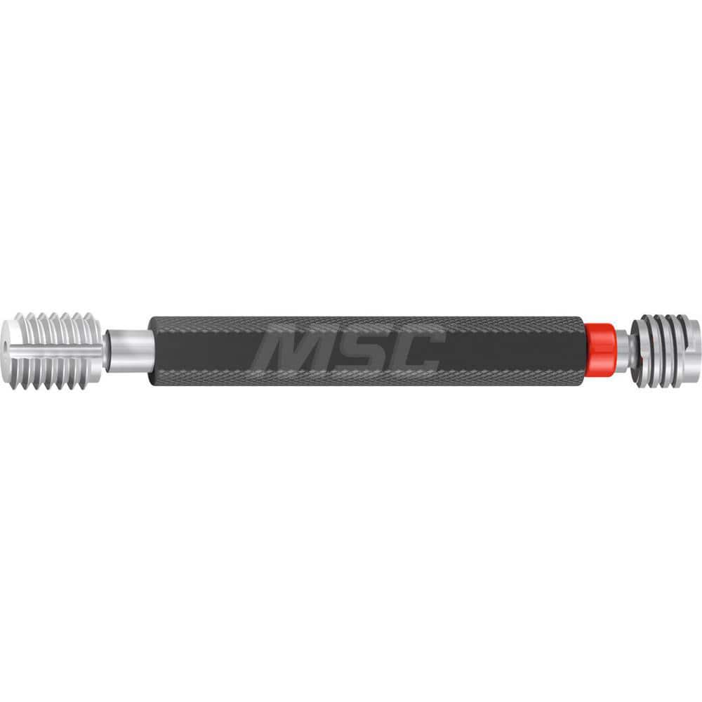 Plug Thread Gage: M12x1.75 Thread, 6H Class, Double End, Go & No Go Handle Included