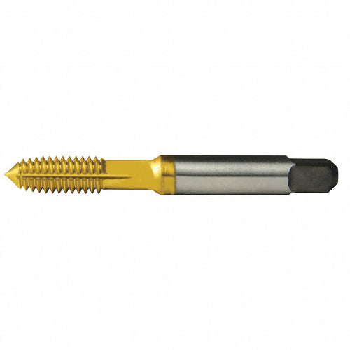 M8x1.25 Flute D9 Plug HSS Standard Thread Forming Tap- TiN - Exact Industrial Supply