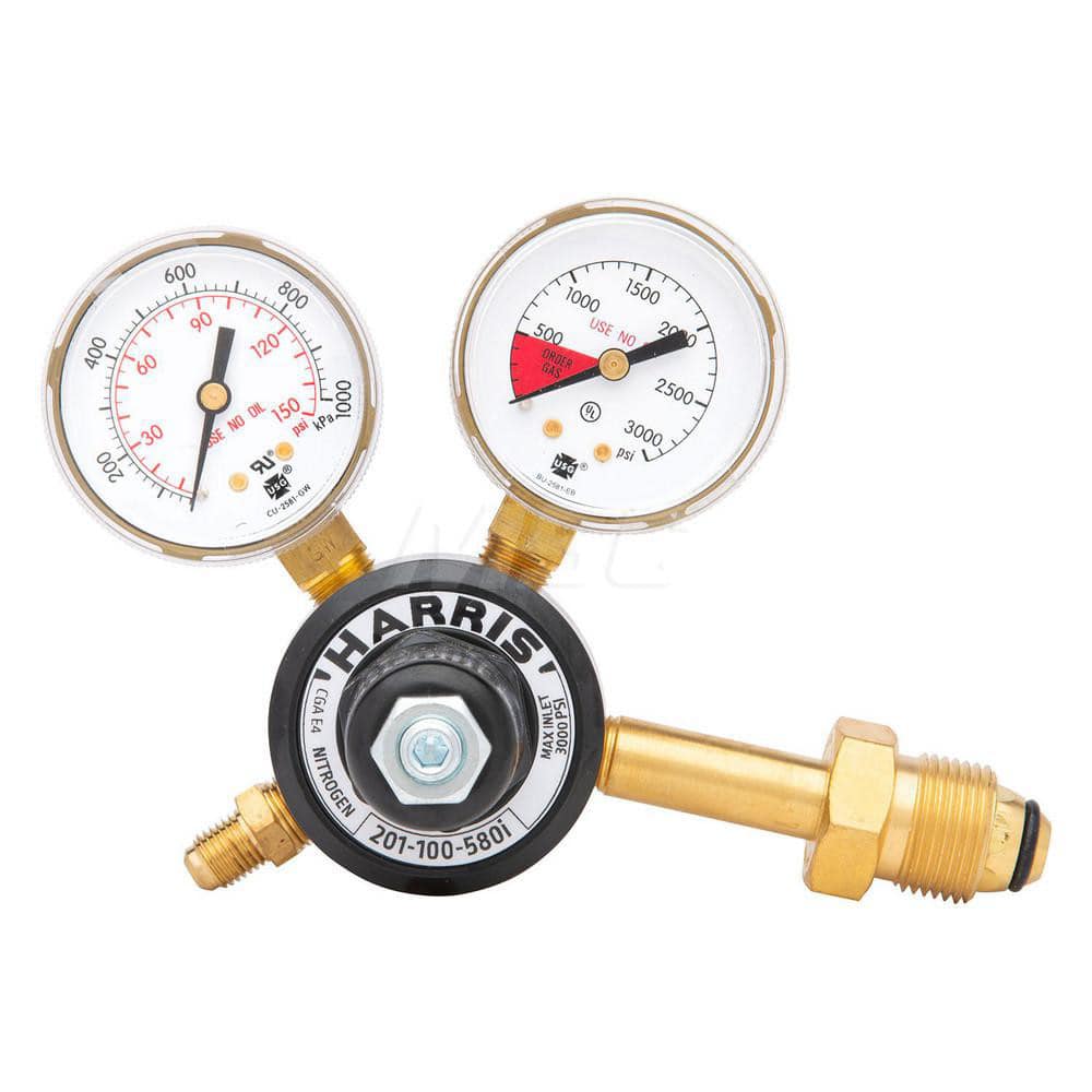 Model 201 Brass Nitrogen Preset Beverage Regulator 0-100 PSIG