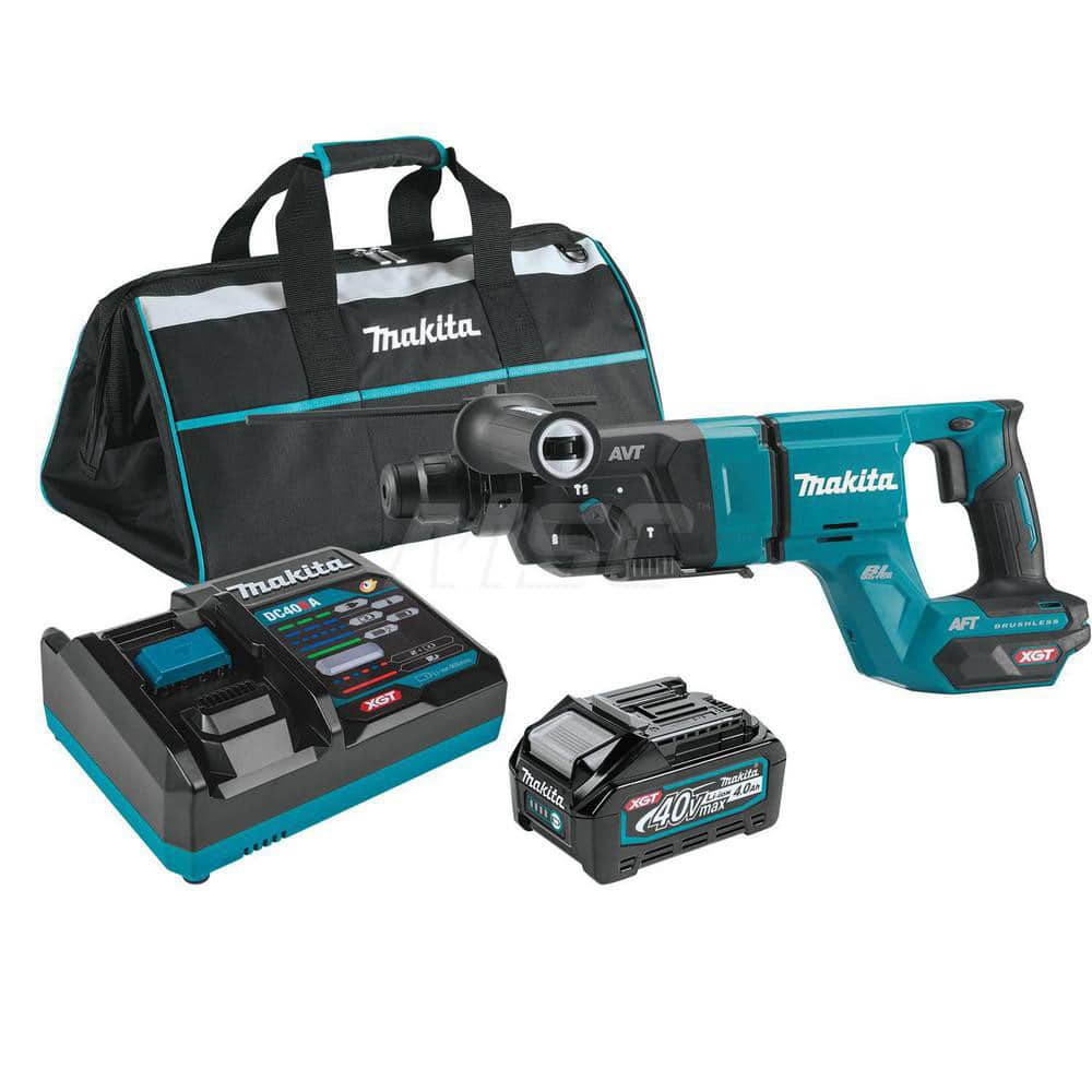 Cordless Rotary Hammer: 40V, SDS Plus, 5,000 BPM Battery Included, 1 Lithium-ion Battery