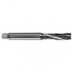 1/2-20 2B 4-Flute PM Cobalt Semi-Bottoming 15 degree Spiral Flute Tap-TiCN - Eagle Tool & Supply