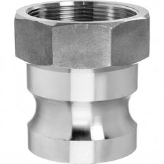USA Sealing - 1-1/2" x 1-1/2" Cam & Groove Male Adapter Female NPT Thread - Eagle Tool & Supply