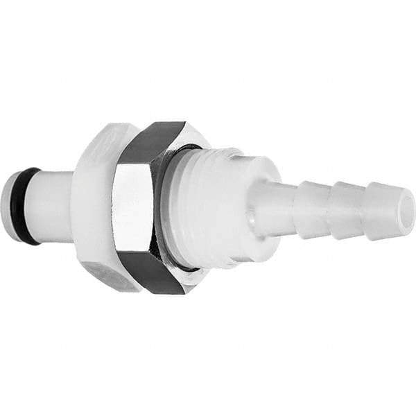 Value Collection - Plastic Quick-Disconnect Tube Couplings   Type: In-Line Hose Barb-Male Plug    Nominal Flow Size: 1/8 (Inch) - Eagle Tool & Supply