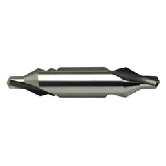 #1 × 38 mm OAL 60 Degree HSS Center Drill Form A Bright - Eagle Tool & Supply