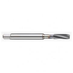M6x1.0 6H 3-Flute PM Cobalt Semi-Bottoming 10 degree Spiral Flute Tap-TiAlN - Eagle Tool & Supply
