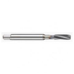 M8x1.25 6H 3-Flute PM Cobalt Semi-Bottoming 10 degree Spiral Flute Tap-TiAlN - Eagle Tool & Supply