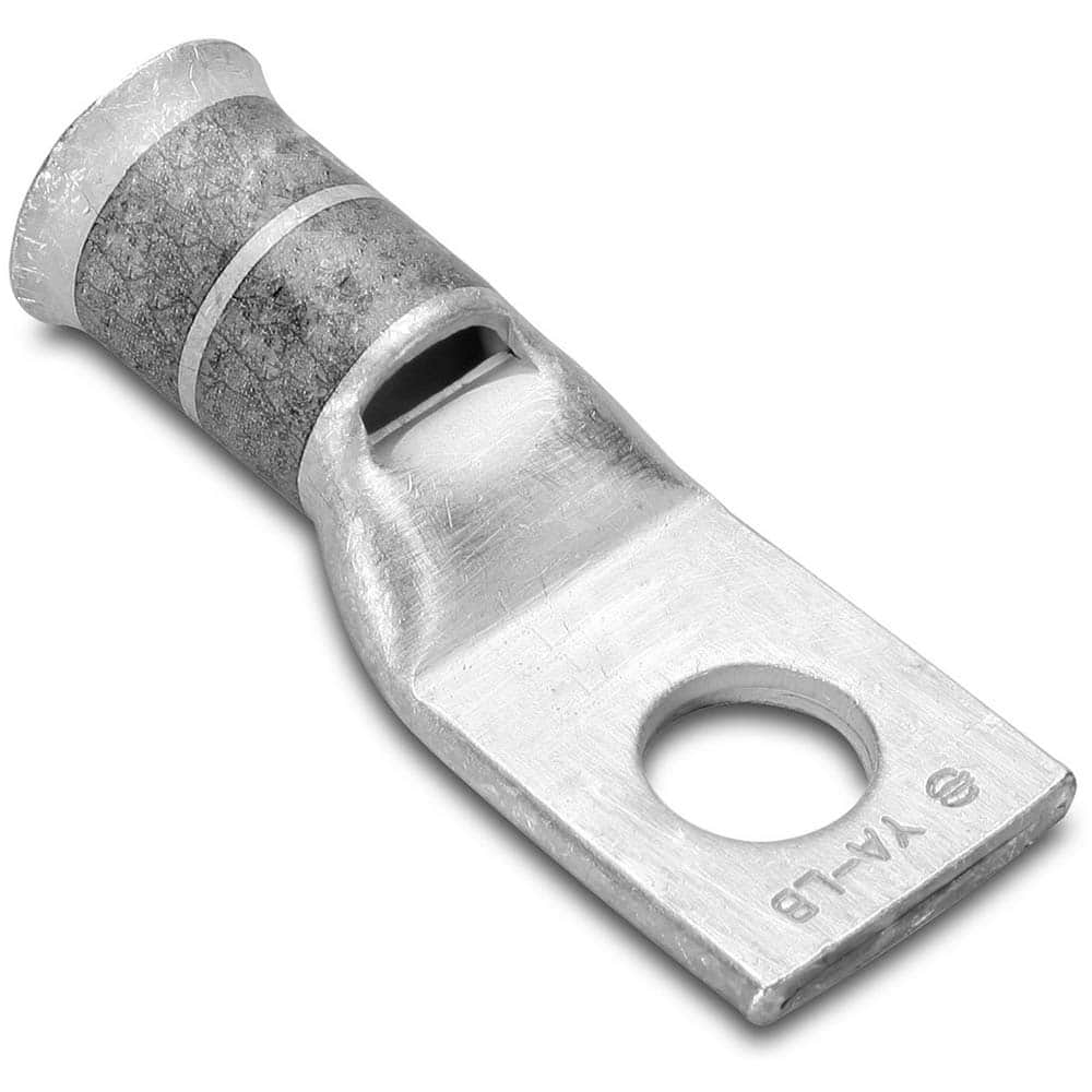 Burndy - Ring Terminals; Terminal Type: Rectangle ; Insulation Type: NonInsulated ; Connection Type: Compression ; Compatible Wire Size (kcmil): 600 (Flex) ; Stud Size (Inch): 5/8 ; Color: Brown - Exact Industrial Supply