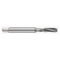 4-40 2BX 3-Flute PM Cobalt Semi-Bottoming 10 degree Spiral Flute Tap-TiAlN - Eagle Tool & Supply