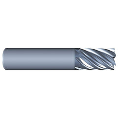 Eliminator - Square End Mills; Mill Diameter (Inch): 3/4 ; Mill Diameter (Decimal Inch): 0.7500 ; Number of Flutes: 7 ; Length of Cut (Inch): 1 ; Material: Solid Carbide ; Finish/Coating: AlCrN - Exact Industrial Supply