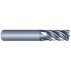 Eliminator - Corner Radius & Corner Chamfer End Mills; Mill Diameter (Inch): 3/16 ; Mill Diameter (Decimal Inch): 0.1875 ; End Type: Corner Radius ; Corner Radius (Decimal Inch): 0.0100 ; Number of Flutes: 5 ; Material: Solid Carbide - Exact Industrial Supply