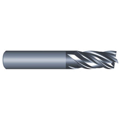 Eliminator - Corner Radius & Corner Chamfer End Mills; Mill Diameter (Inch): 1/8 ; Mill Diameter (Decimal Inch): 0.1250 ; End Type: Corner Radius ; Corner Radius (Decimal Inch): 0.0100 ; Number of Flutes: 4 ; Material: Solid Carbide - Exact Industrial Supply