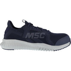 Work Boot: Size 13, Mesh, Composite Toe Navy, Wide Width, Non-Slip Sole