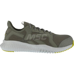 Work Boot: Size 13, Nylon, Composite Toe Green, Wide Width, Non-Slip Sole