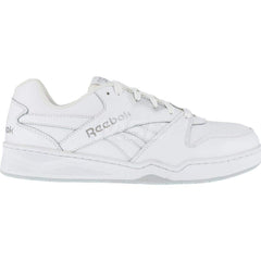 Work Boot: Size 9.5, Leather, Composite Toe White, Medium Width, Non-Slip Sole