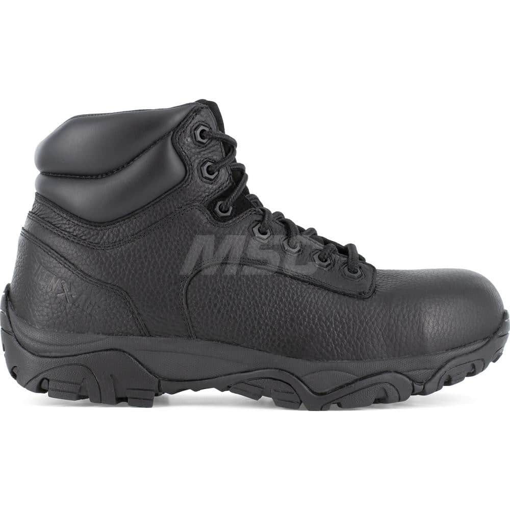 Work Boot: 6″ High, Leather, Composite Toe Black, Wide Width