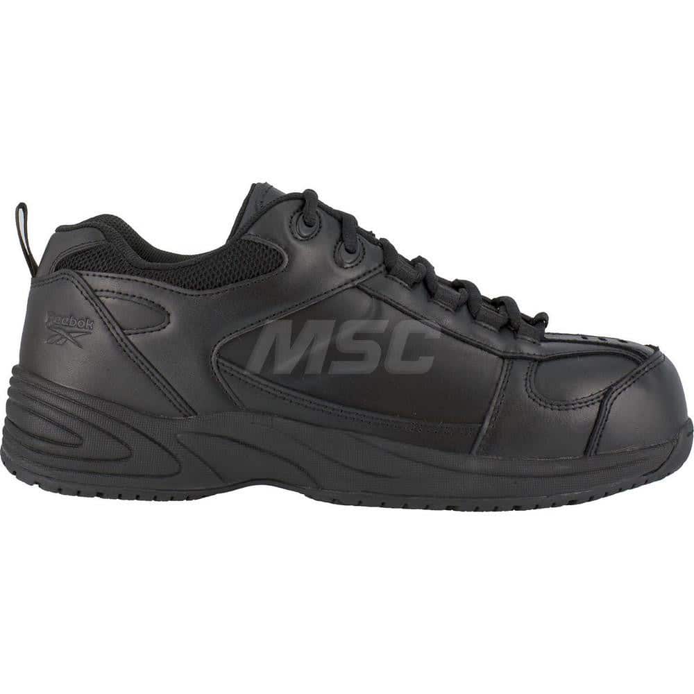 Work Boot: Leather, Composite Toe Black, Wide Width