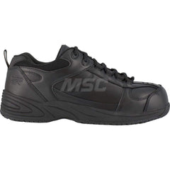 Work Boot: Leather, Composite Toe Black, Medium Width