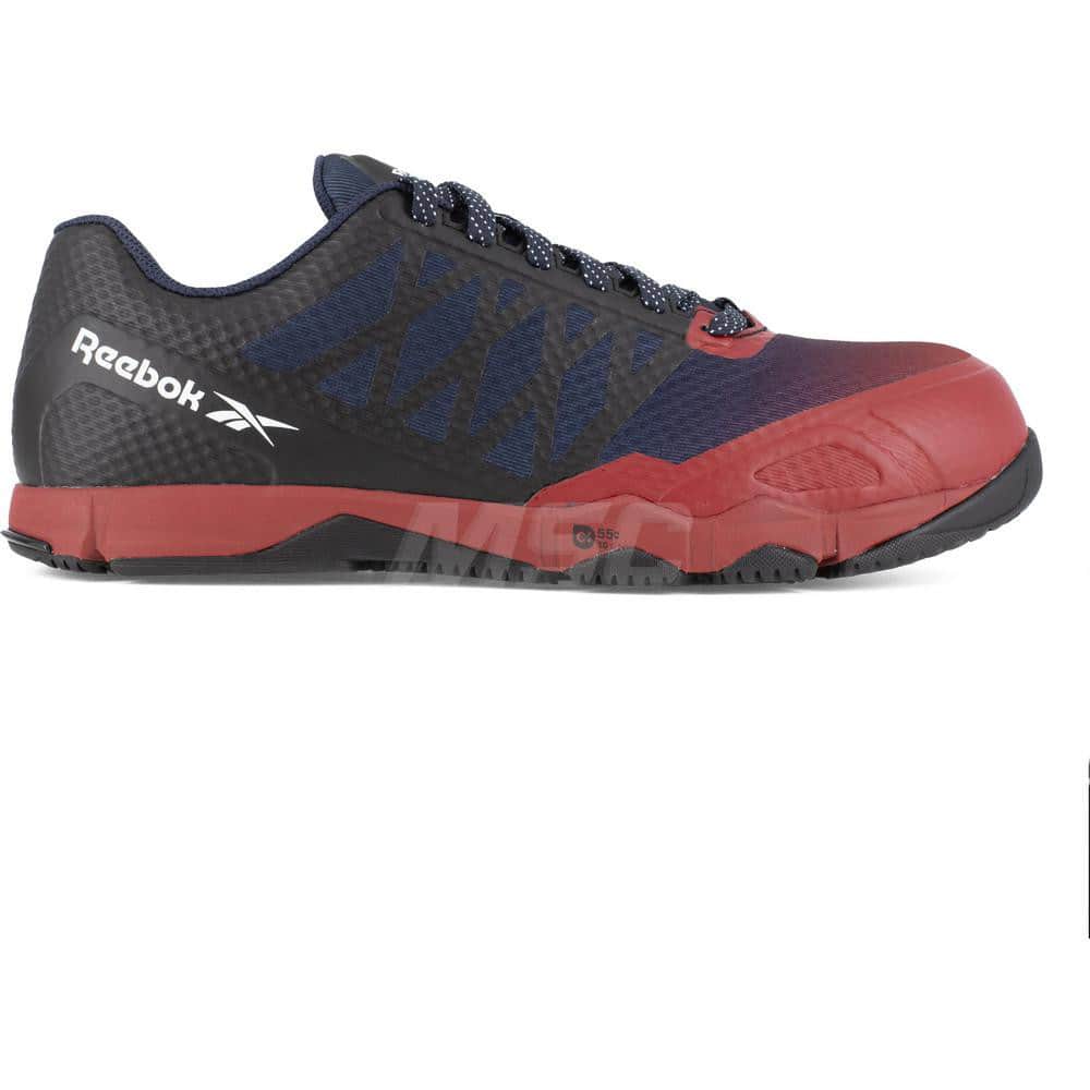 Work Boot: Size 12, Mesh, Composite Toe Red, Wide Width