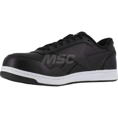 Work Boot: Leather, Composite Toe Black, Medium Width