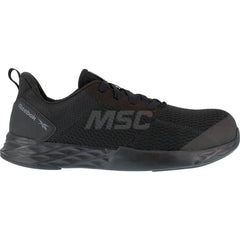 Work Boot: Size 8, Mesh, Composite Toe Black, Medium Width