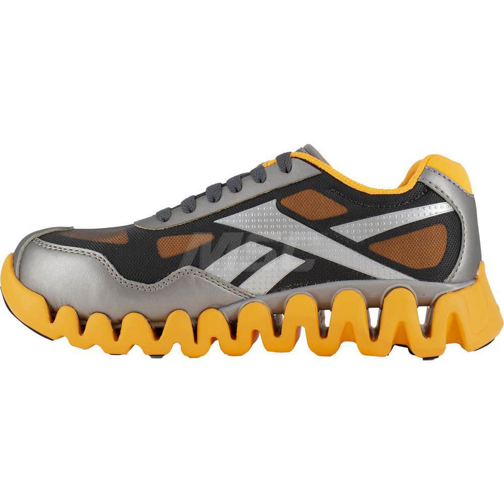 Work Boot: Mesh, Composite Toe Gray, Medium Width, Non-Slip Sole