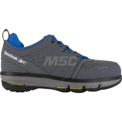 Work Boot: Size 16, Leather, Alloy Toe Gray, Medium Width, Non-Slip Sole