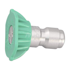 Pressure Washer Nozzles; Nozzle Type: Spray; Nozzle Color: Green; Maximum Spray Angle: 25; Spray Pattern: Stream; Nozzle Style: Fixed; Material: Steel; Connection Type: Quick Disconnect; Orifice Diameter: 3.500; Maximum Pressure: 4200; Style: Fixed; Mater