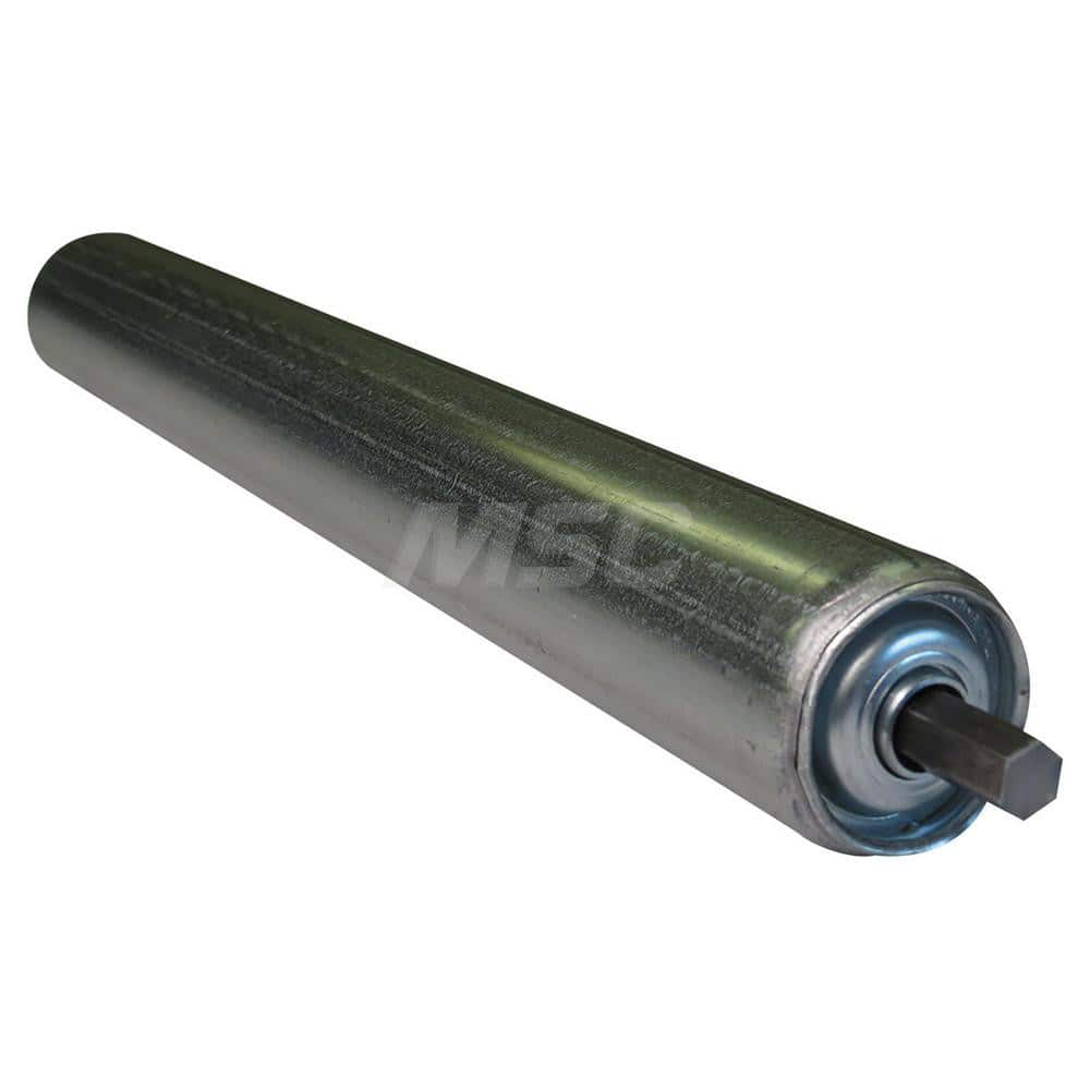 Roller Skids; Roller Material: Galvanized Steel; Load Capacity: 270; Color: Chrome; Finish: Natural; Compatible Surface Type: Smooth; Roller Length: 27.8750 in; Roller Width: 1.9000; Roller Height: 1.9000 in; Roller Diameter: 1.9000; Overall Height: 1.900