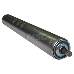 Roller Skids; Roller Material: Galvanized Steel; Load Capacity: 270; Color: Chrome; Finish: Natural; Compatible Surface Type: Smooth; Roller Length: 27.0000 in; Roller Width: 1.9000; Roller Height: 1.9000 in; Roller Diameter: 1.9000; Overall Height: 1.900