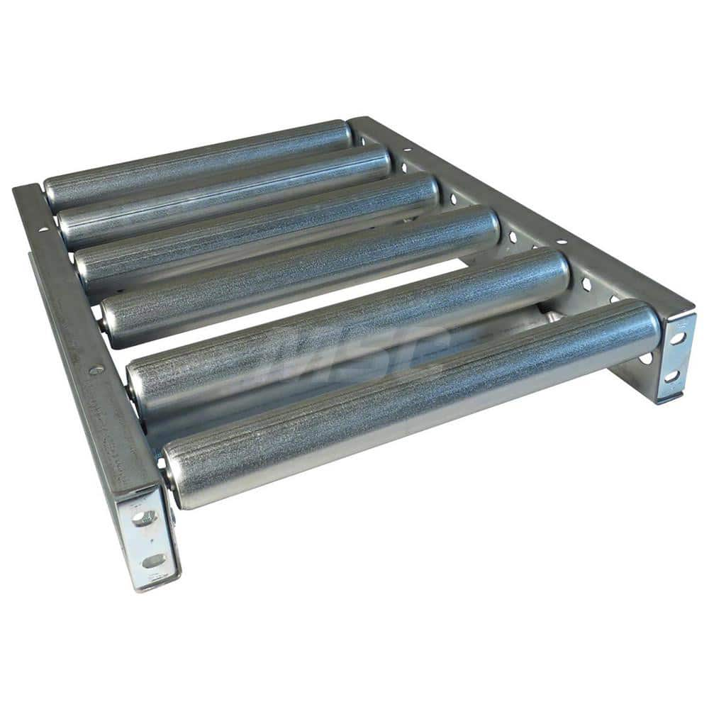 Gravity Conveyors; Conveyor Type: Roller; Component: Straight Conveyor; Telescopic: No; Roller Diameter (Decimal Inch): 1.9000; Overall Width: 25; Wheel Material: Galvanized Steel; Minimum Extended Length: 5.0 ft; Maximum Extended Length: 5.0000; Minimum