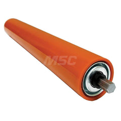 Roller Skids; Roller Material: Galvanized Steel; Load Capacity: 672; Color: Orange; Finish: Natural; Compatible Surface Type: Smooth; Roller Length: 16.8750 in; Roller Width: 1.9000; Roller Height: 1.9000 in; Roller Diameter: 1.9000; Overall Height: 1.900