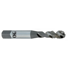 ‎8-32 Dia. - H2-2 FL - HSSE - Bright - Modified Bottoming - Spiral Flute Tap - Eagle Tool & Supply