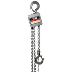 Manual Hoists-Chain, Rope & Strap; Hoist Type: Hand Chain Hoist with Overload Protection; Lift Mechanism: Chain; Work Load Limit: 1 Ton; Pull Capacity: 2200 lb; Maximum Lift Distance: 10 ft; Minimum Headroom: 11.625 in