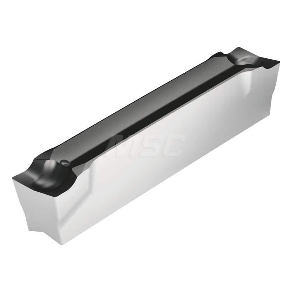 Grooving Insert: GX34CF5 WSM23S, Solid Carbide Al Finish, Neutral, 0.157″ Cutting Width, Series Tiger-tec Silver